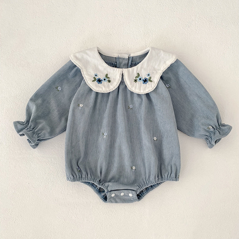 Romper à manches longues de style occidental pour bébé fille