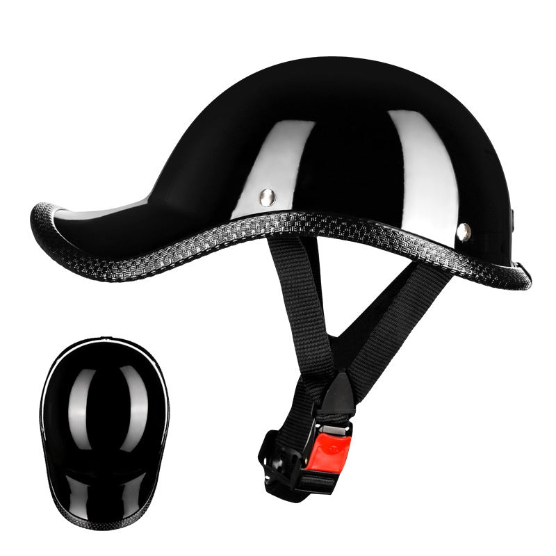 Batterie électrique Casque de moto Protection de sécurité rétro Half Casque