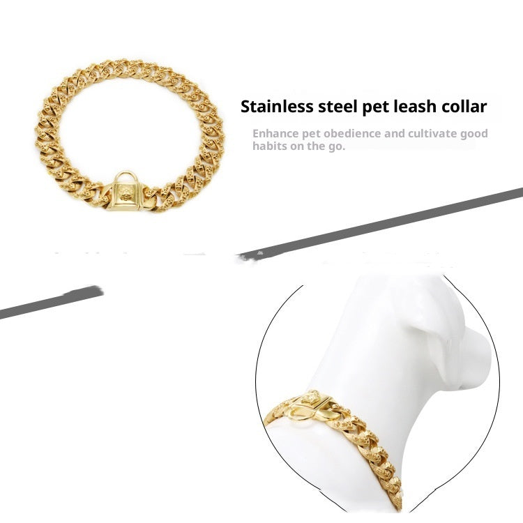 Collier de collier en acier inoxydable Crâne