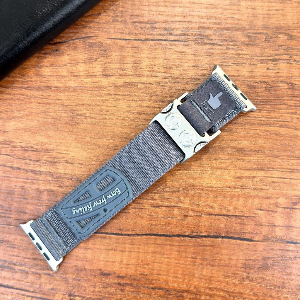 Bracelet de montre en nylon à libération rapide avec bande magnétique