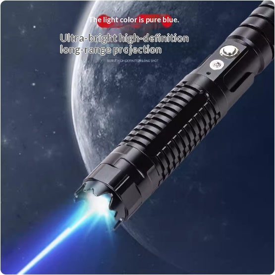 Lampe de poche laser bleu haute puissance pour le tir à longue distance extérieur