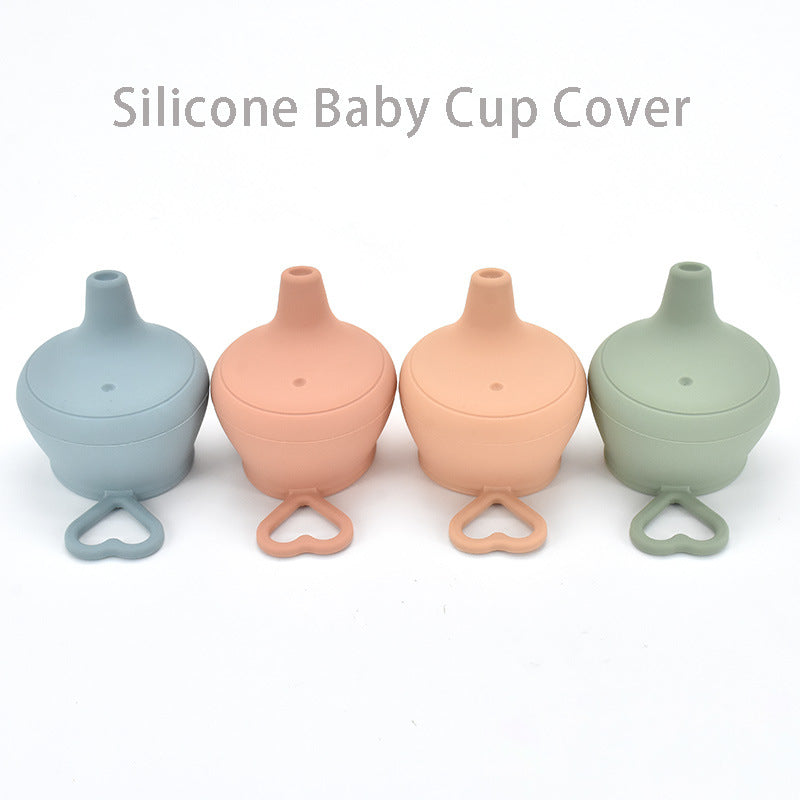 Baby Silicone Cup Lid Splash-proof Cover Fooding Cup Lid est libre de BPA