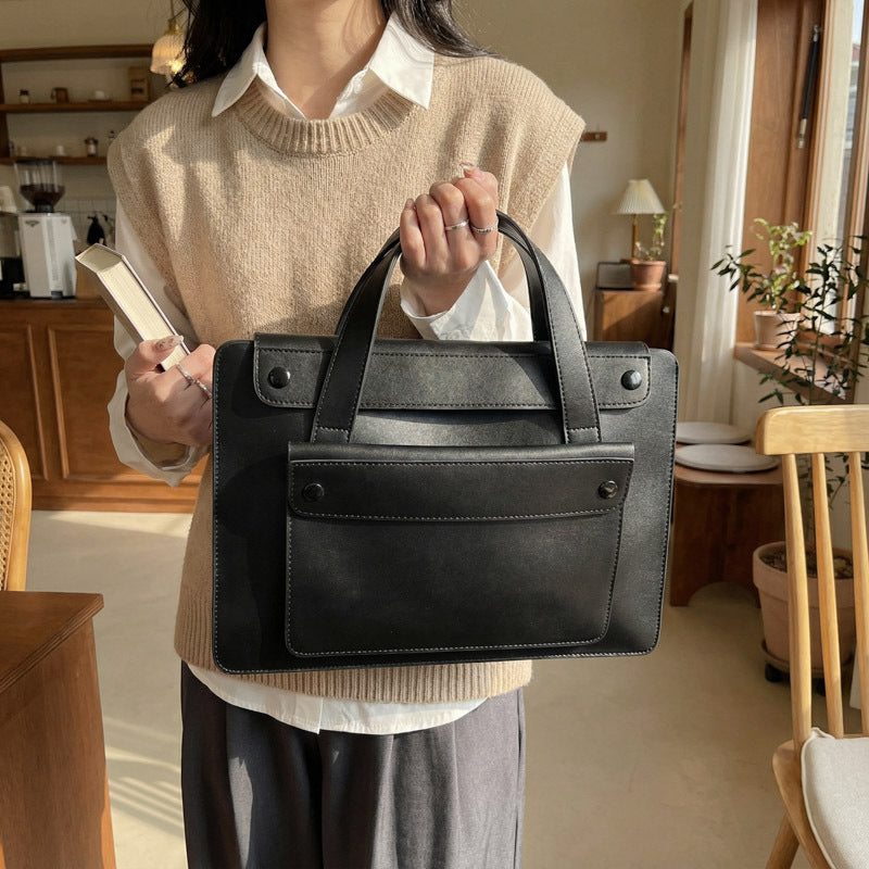 Sac de transport d'affaires portatif pour femmes