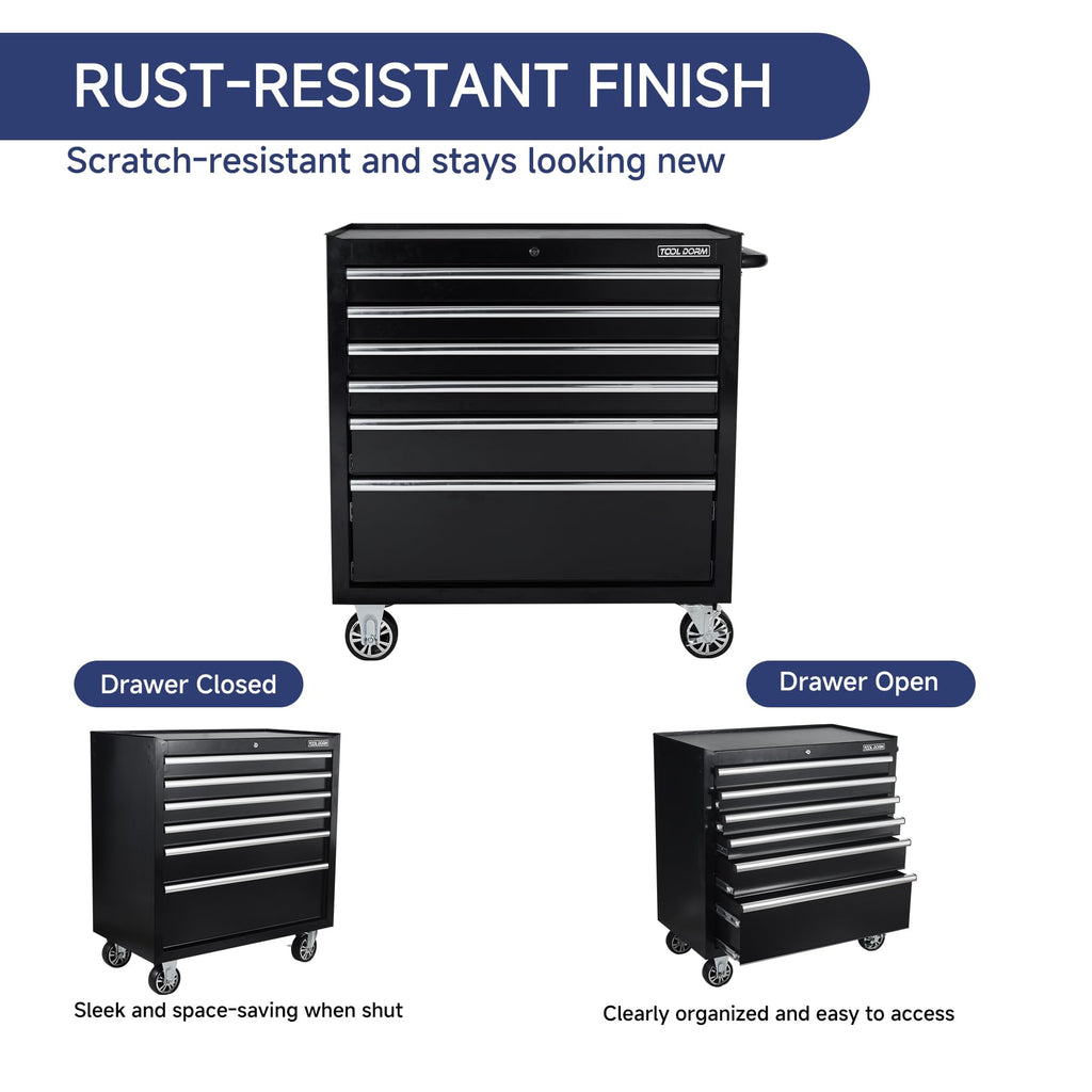 Uniquement pour l'expédition sur waybill 36 pouces 8-drawer Tool Cabinet empilable TT3606