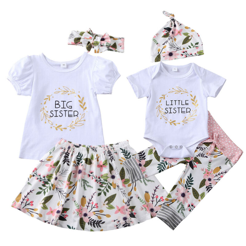 Parent-enfant Soeur Vêtements Vêtements pour enfants Lettre Impression Manches longues Manches courtes