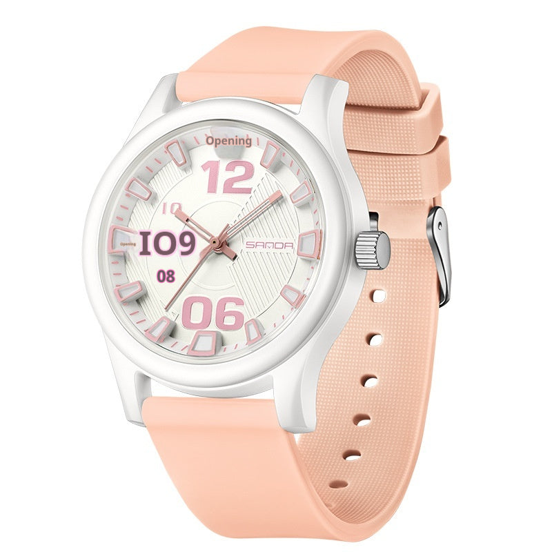 Bracelet en silicone imperméable à blocage de couleur pour enfants