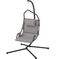 Chaise pivotante suspendue