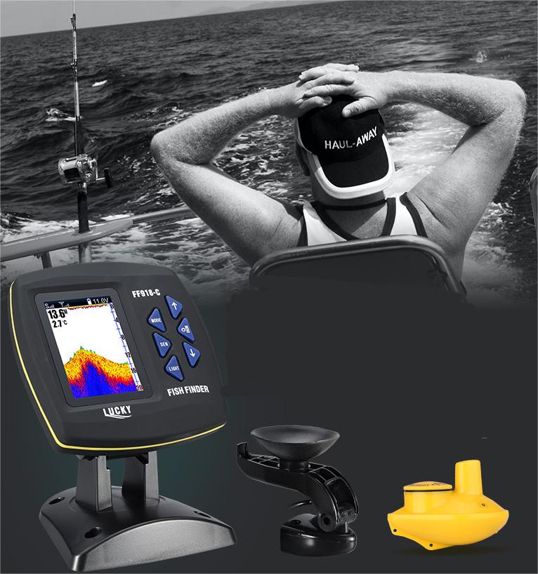 Sans fil Sonar Intelligent Muddy Water Vision Équipement de pêche extérieure Fish Finder