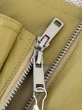 Transcription Collier Zipper Ginger-jaune Veste en cuir