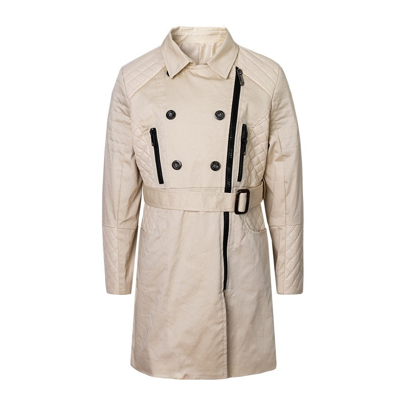 Filles Beige Trench Coat printemps léger coupe vent veste double poitrine 3-12