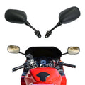 Rétroviseur miroir en plastique noir de moto