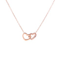 Collier en acier inoxydable à chaîne croisée European and American Fashion