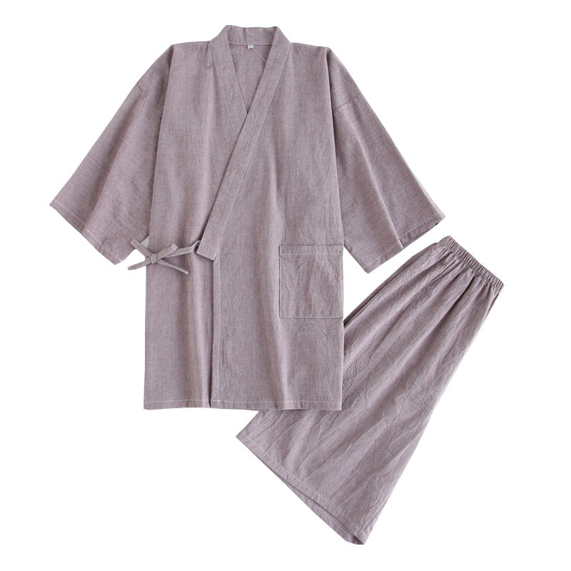 Pyjamas à manches courtes pour hommes japonais Kimono