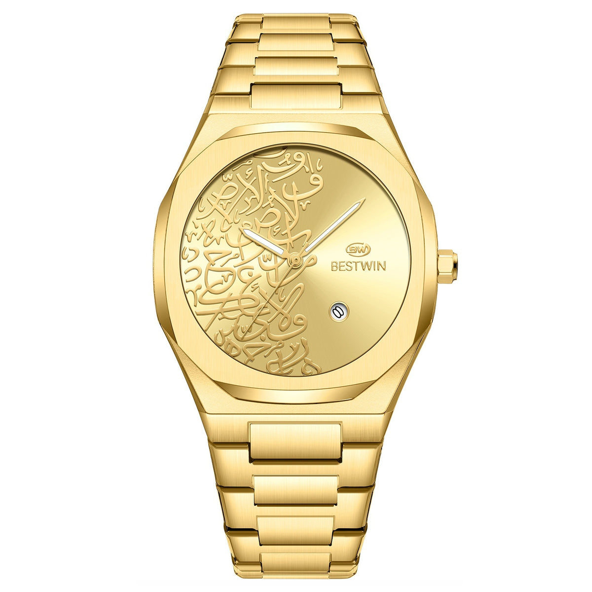 Montre homme Quartz avec un motif en marbre
