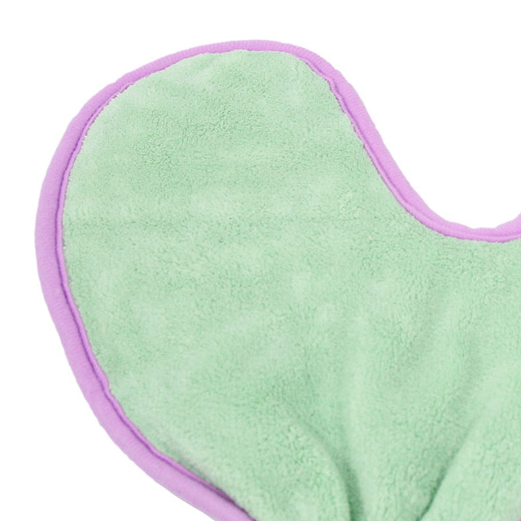 Serviette de bain pour chiens de chien Double côté Absorbent fibre Gants Cat Hygiène fournitures Soft Lightweig