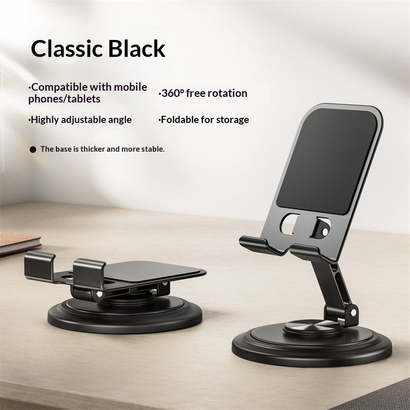 Support de bureau en métal Portable Non-dérapant Support de téléphone pour l'observation du binge
