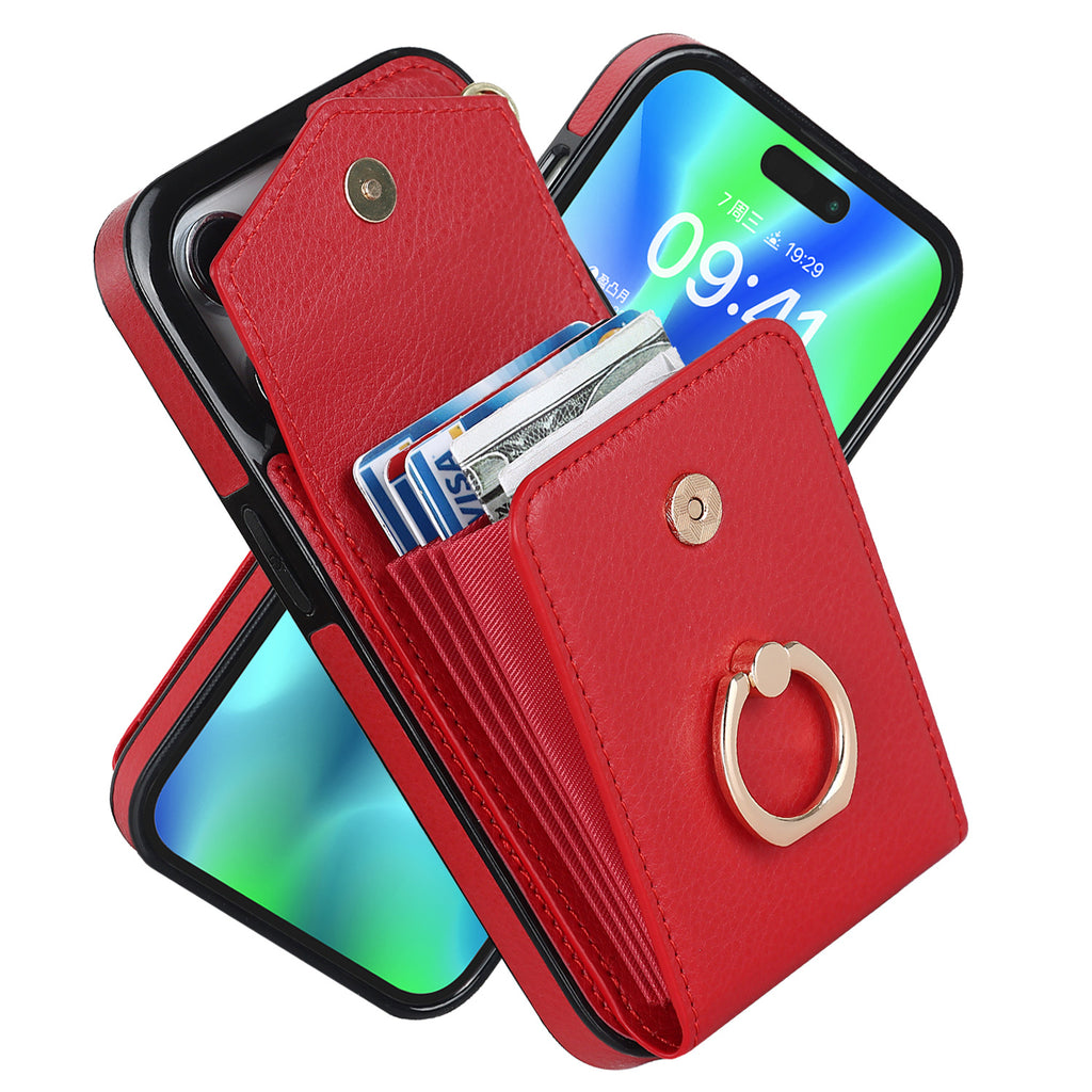 Boîtier en cuir polyvalent avec boîtier de téléphone multifonctionnel