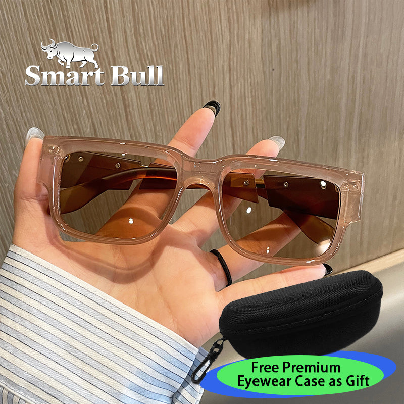 Lunettes de soleil retro à cadre épais pour hommes et femmes. Cette élégante lunettes