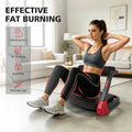 Ab Core Trainer Machine abdominale pour gymnastique domestique avec bandes de résistance Rouge