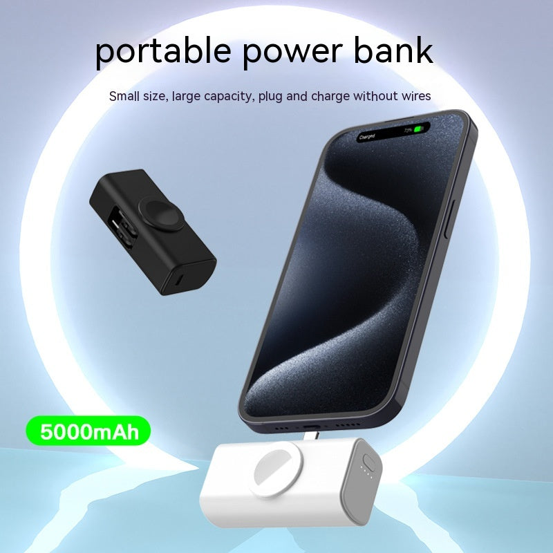 Banque d'alimentation portable à double tête pliante rapide de grande capacité