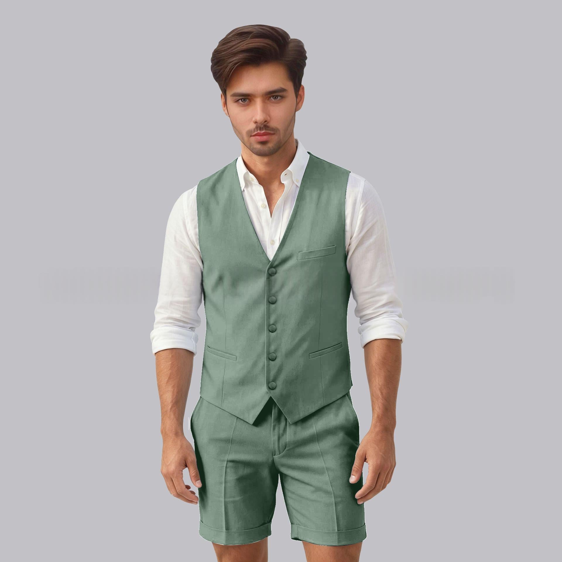 Robe de Veste décontractée mode homme style mince-fit