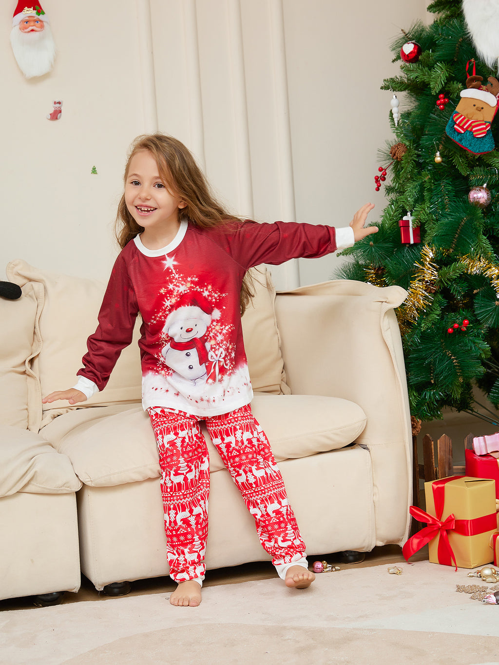 Ensemble de pyjamas de Noël pour parents et enfants