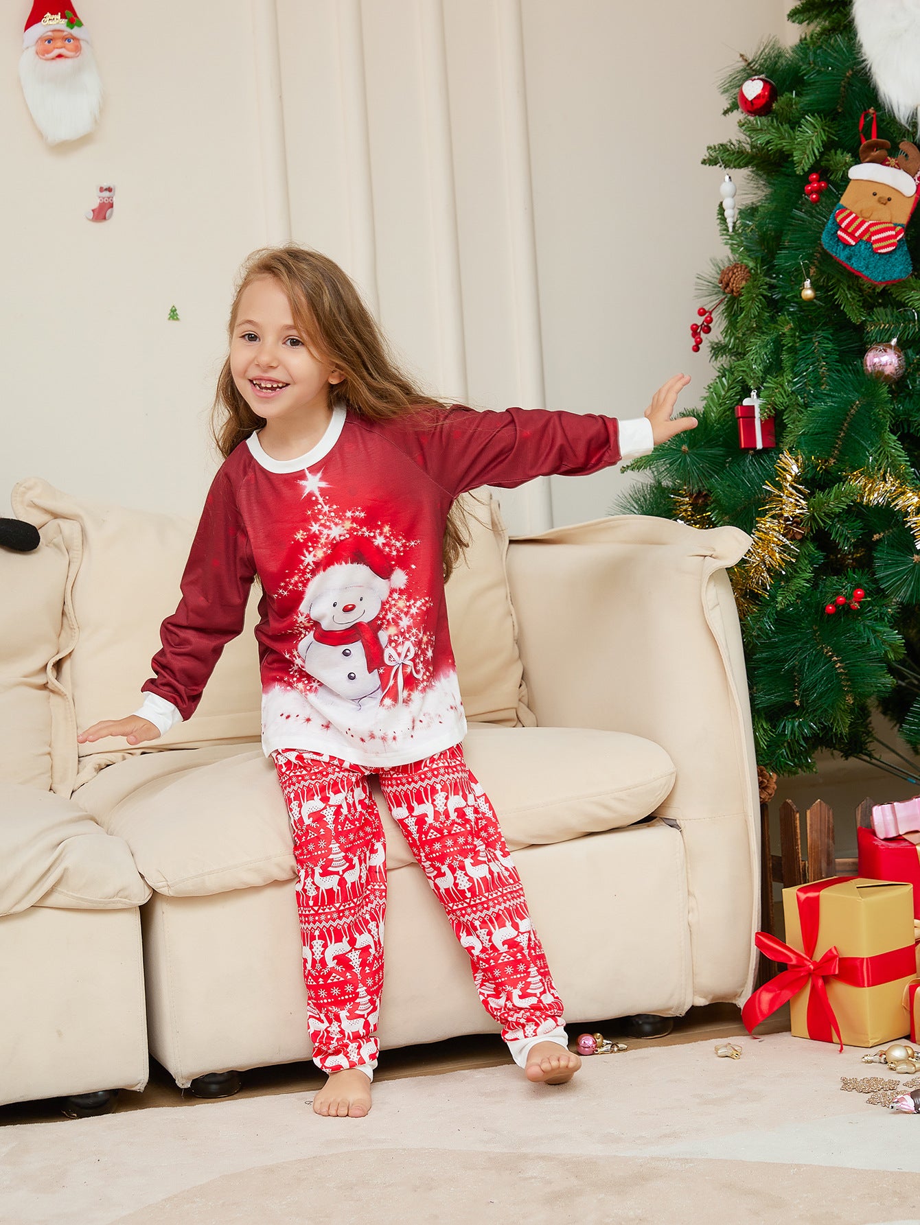 Ensemble de pyjamas de Noël pour parents et enfants