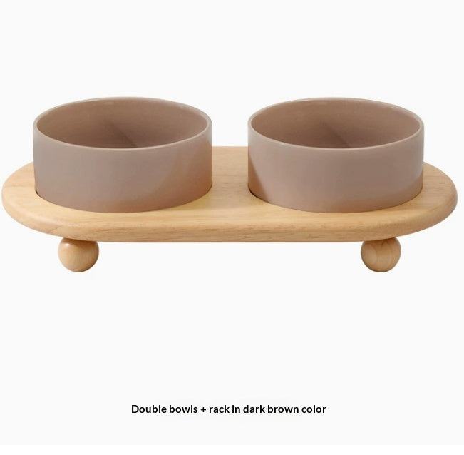 Céramique Cat and Dog Food Bowls Pet Bowl Fournitures