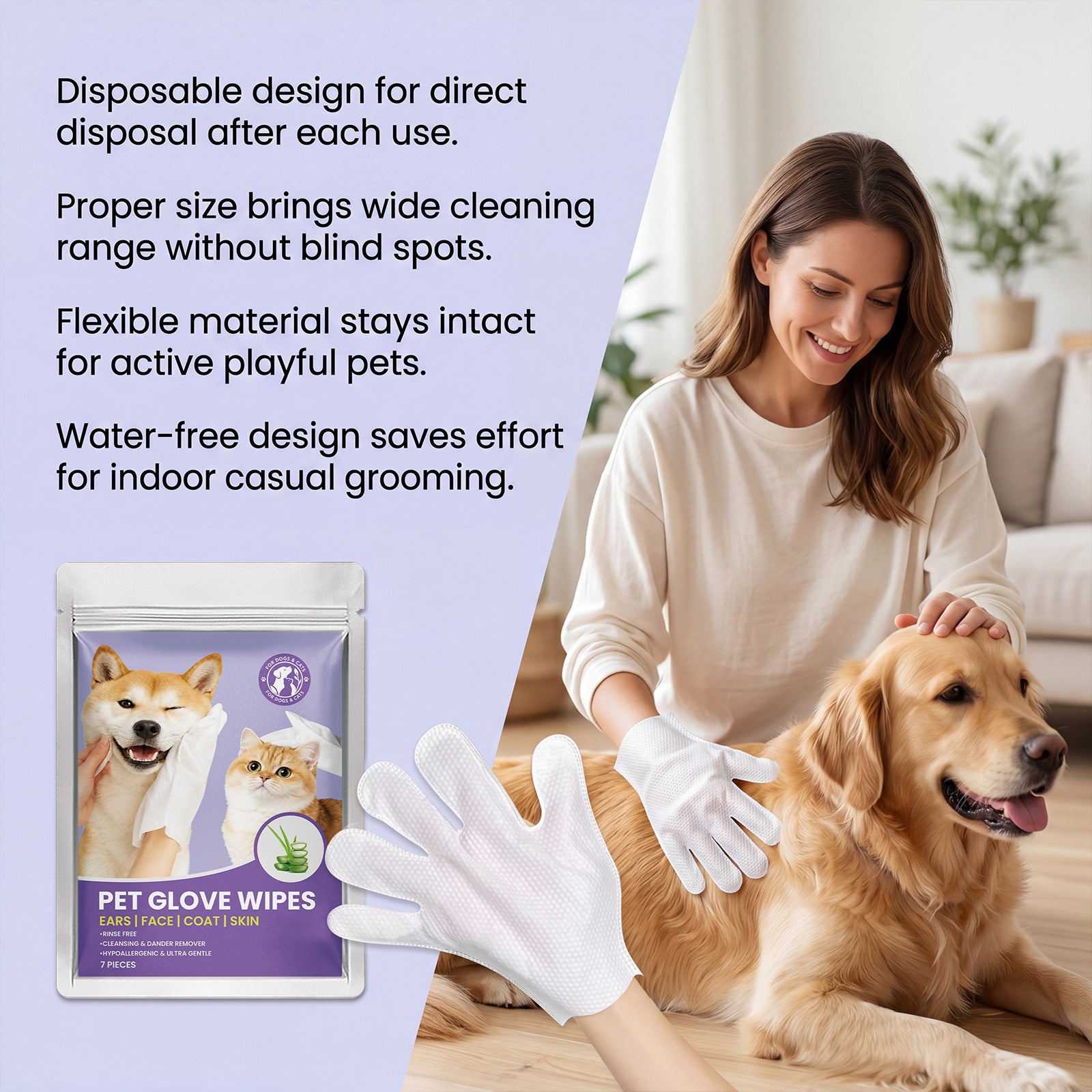 Essuie-glaces pour chats et chiens