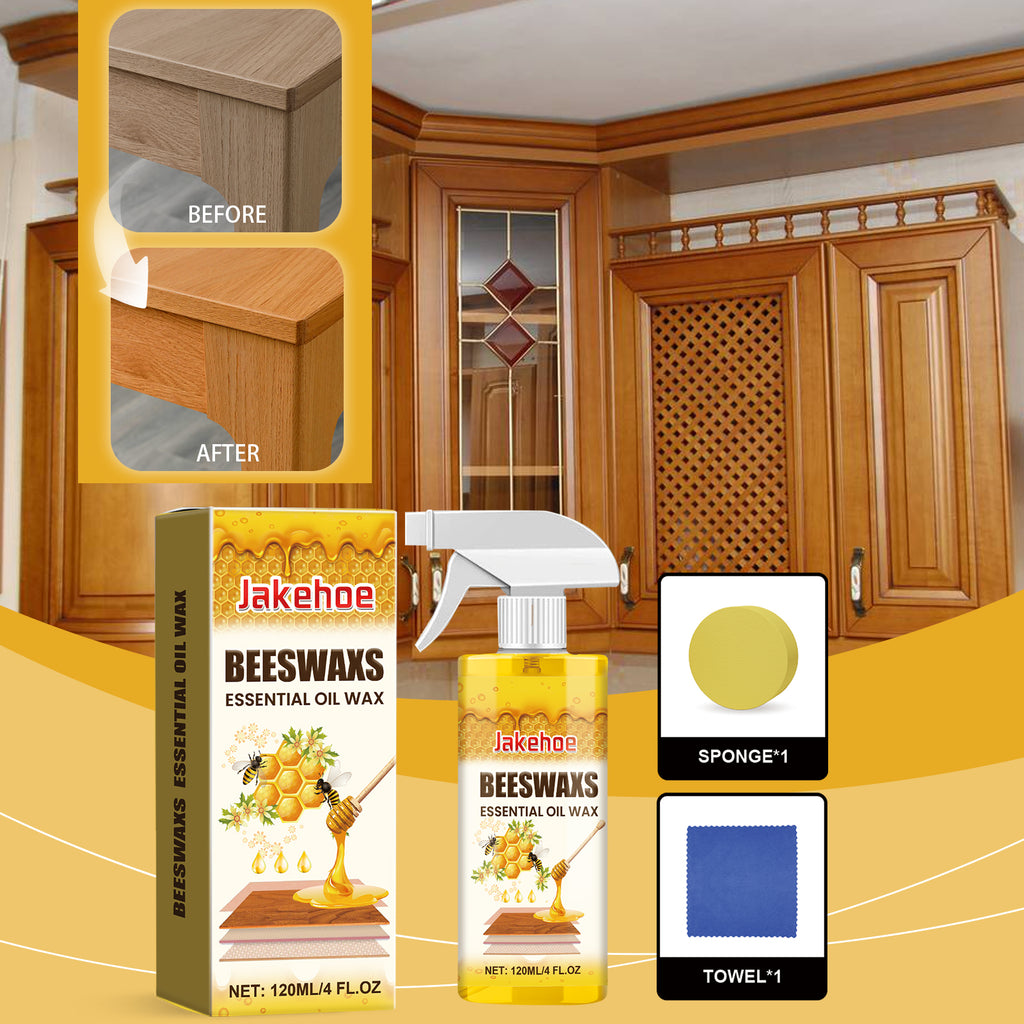 Vaporisateur de cire d'abeille polissant le bois 120ml