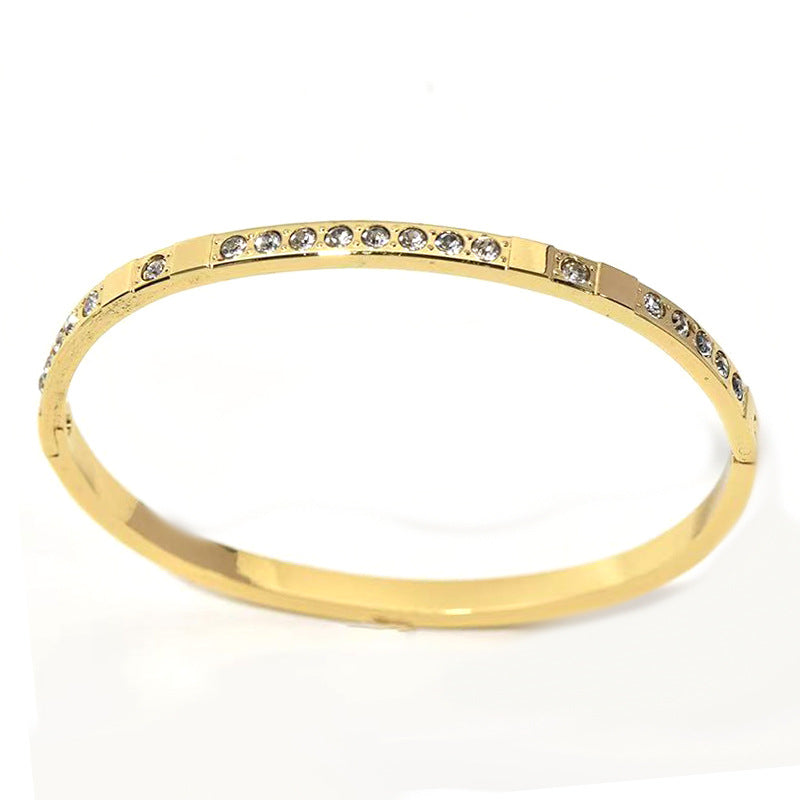 Acier inoxydable minimaliste géométrique Grand modèle mural Titanium Bracelet en acier