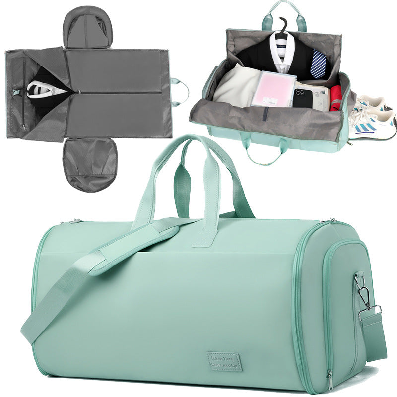 Sac de voyage à grande capacité en cuir de taille haute