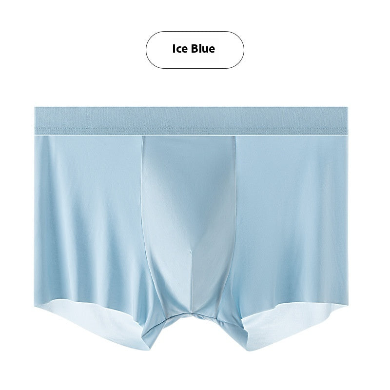 Sous-vêtements pour hommes en soie glacée 5A Antibactérien Mulberry Silk Sous-vêtements pour hommes