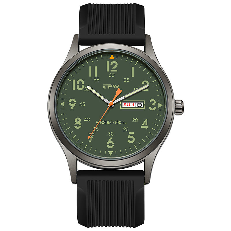 Montre homme en nylon tricoté occasionnel