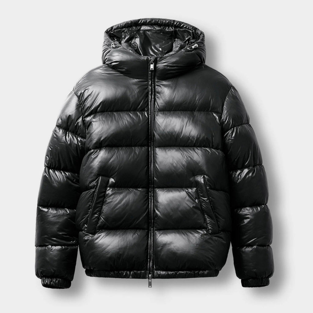 Manteau en coton rembourré d'hiver avec capot pour hommes