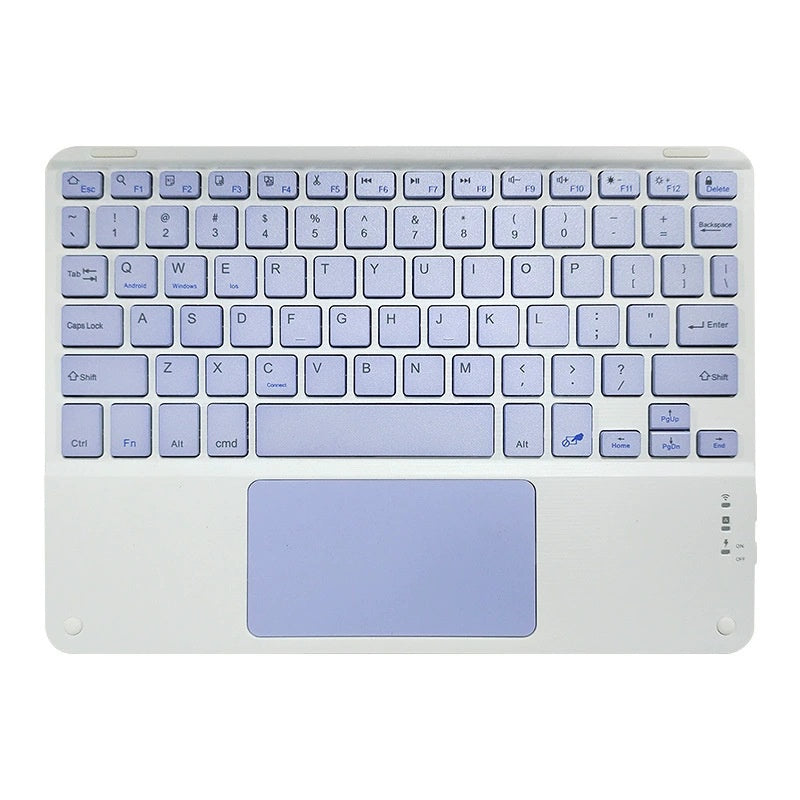 Clavier Bluetooth avec touche pour téléphone portable Tablette sans fil rechargeable
