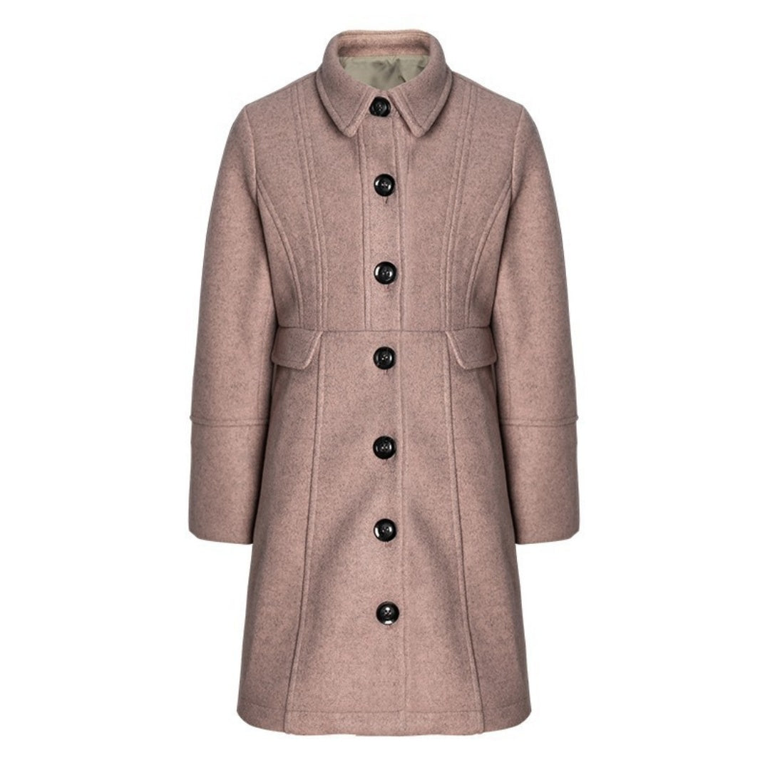 Filles épais chaud long manteau de laine Vintage Hiver manteau Automne 3-9Y