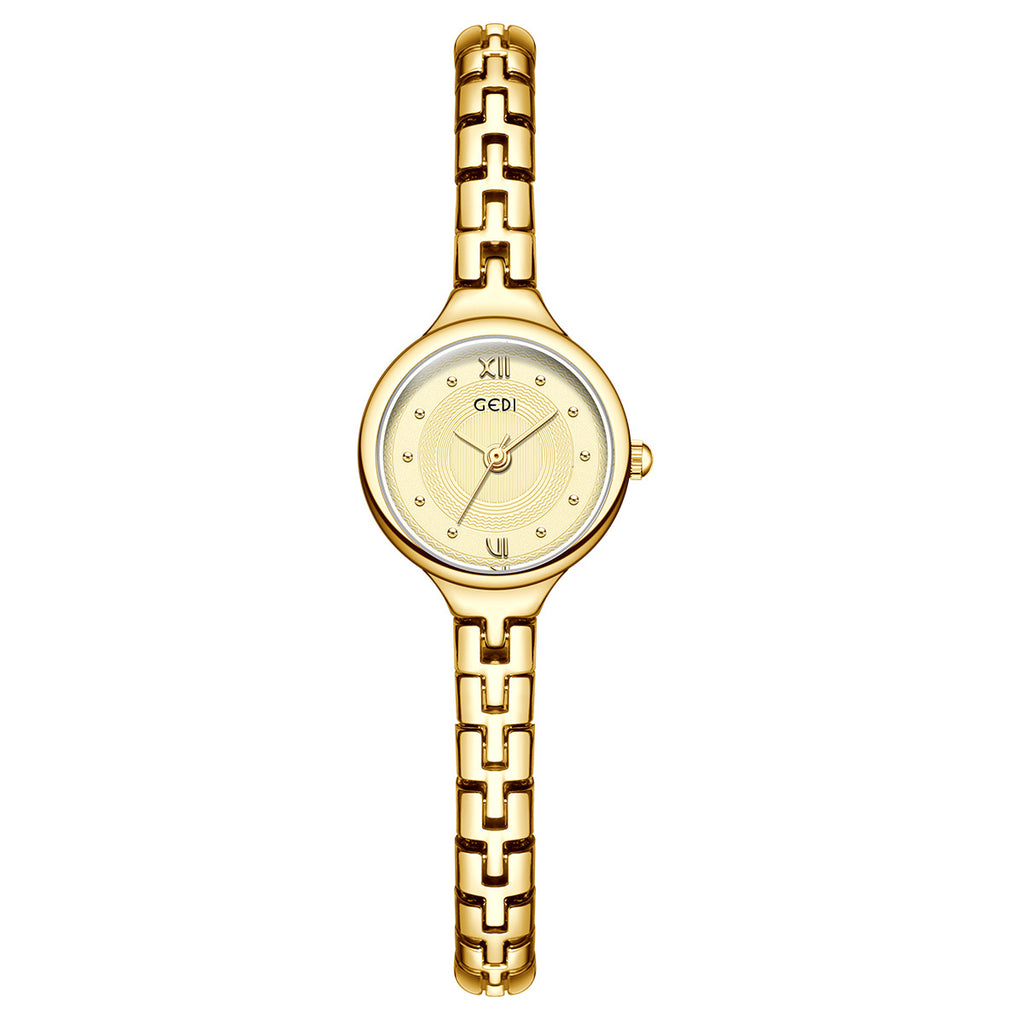 Mi-range léger luxe Niche Quartz bracelet montre avec un polyvalent sophistiqué Compact