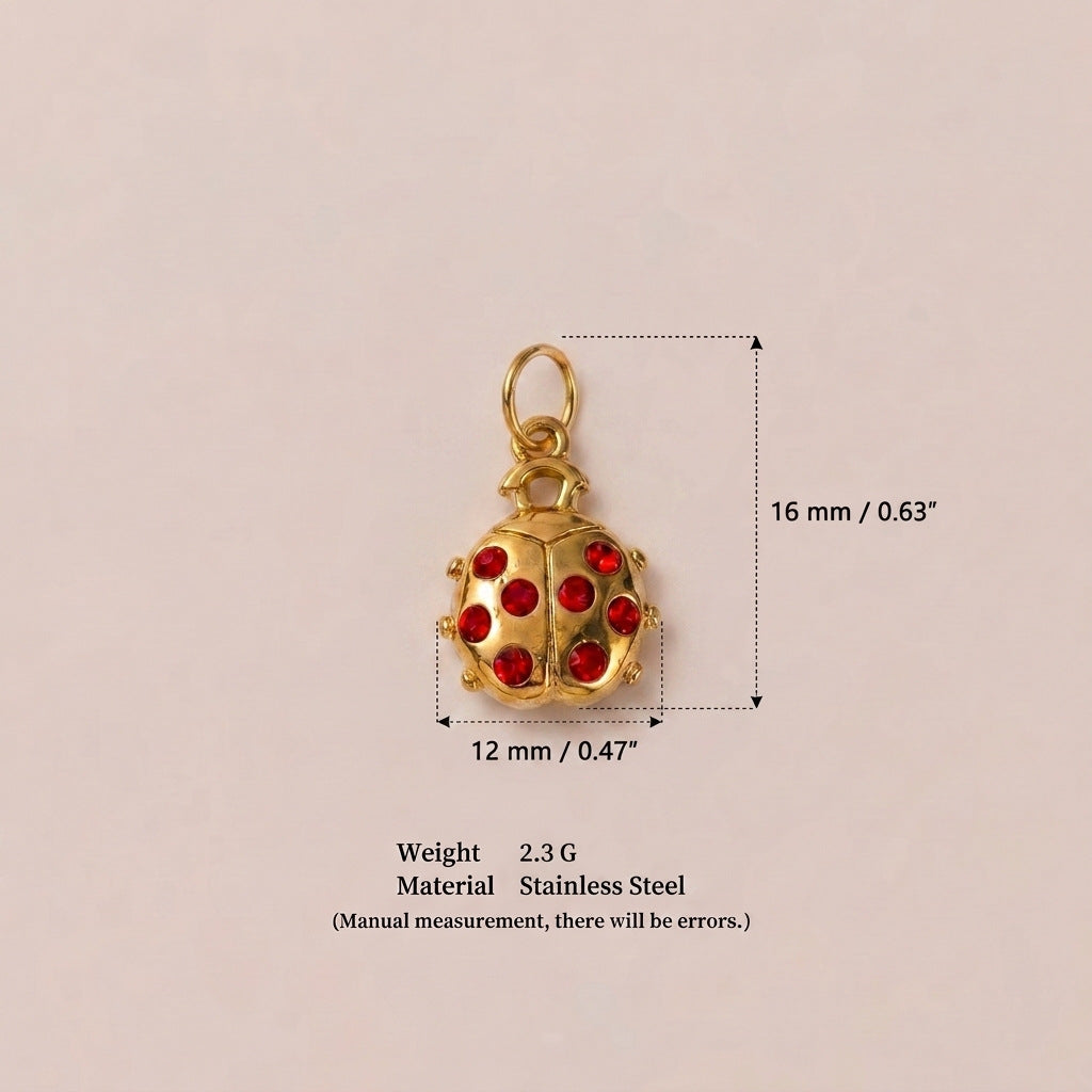 Accessoire pendentif géométrique en acier inoxydable