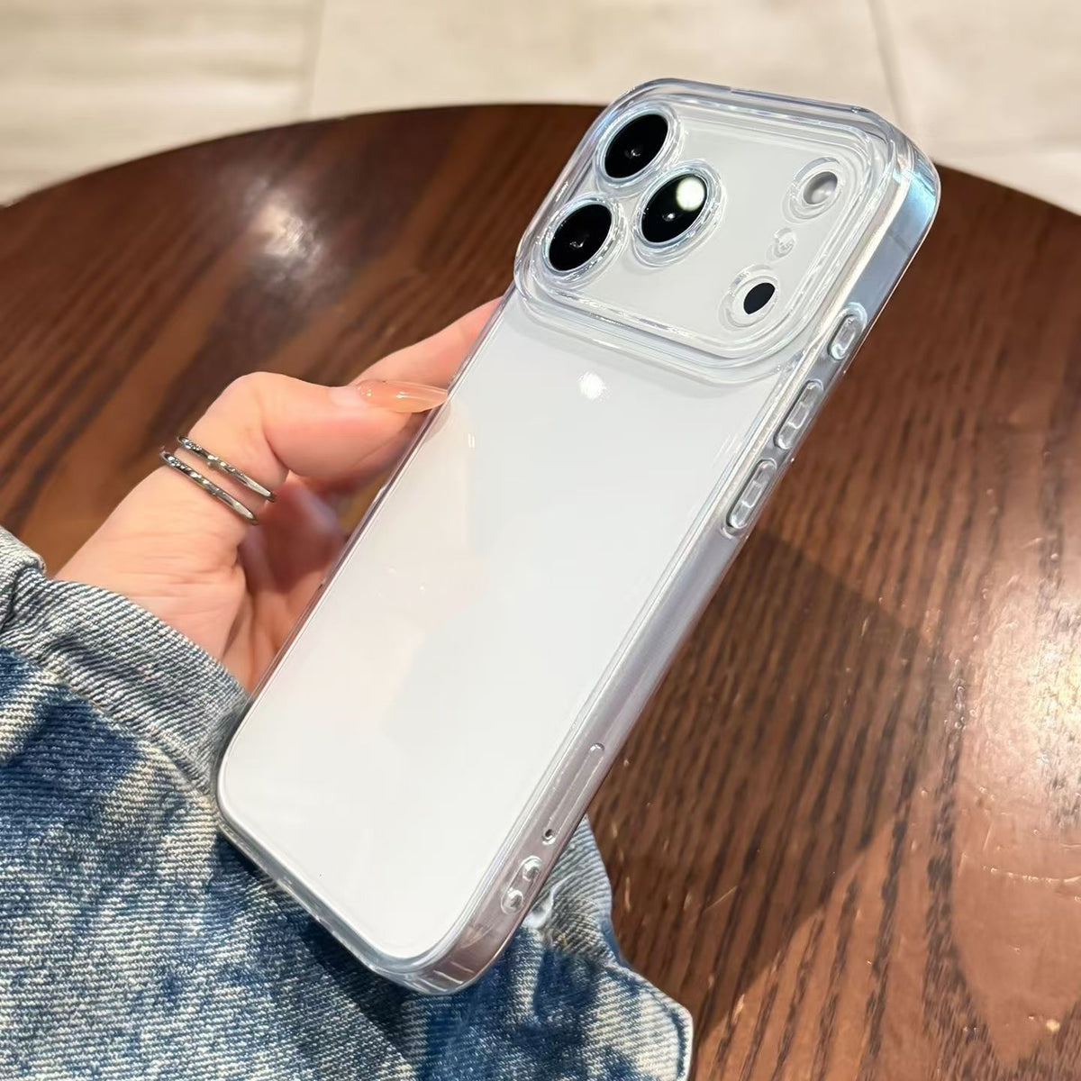 17air Transparent Space Shell Minimalist Soft Phone Case