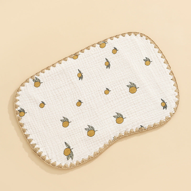 Oreiller plat en coton 10 couches bébé nouveau-né