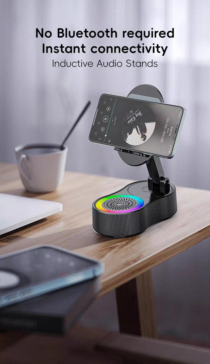 Haut-parleur Bluetooth Trois-en-un pour le streaming en direct