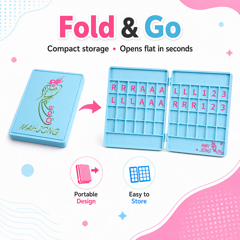 1PC pliable American Mahjong Practice Board