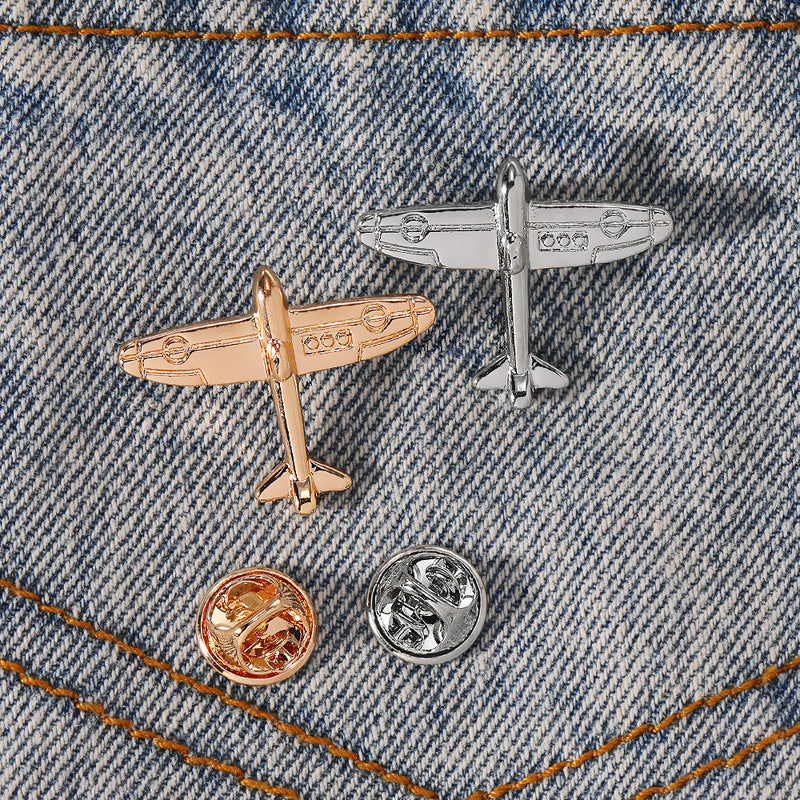 Minimaliste créatif Mini avion Brooch