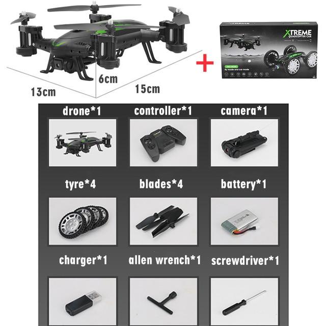 OTRC FY602 Air-Road RC Drone Car 2 in 1 Flying Car 2.4G RC Quadcopter Drone 6-Axis 4CH Hel