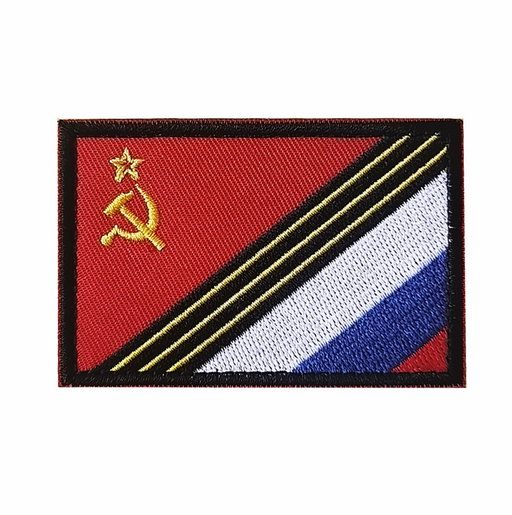 Insigne d'épaule Velcro en tissu brodé