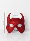 Red Strass Devil Horn Masque Masque Déguisement Parti Accessoire
