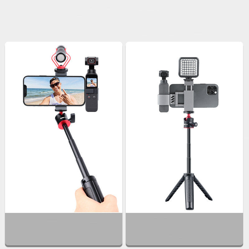 Osmo Pocket Action Camera Head Dual Cold Shoe Mounts Expand Metal Phone Clip