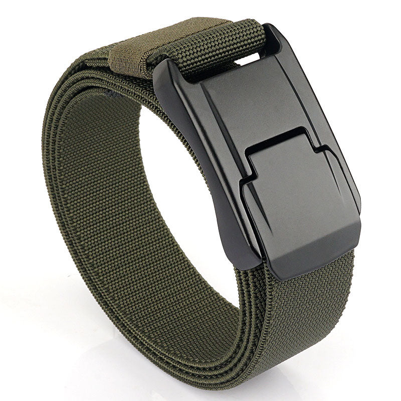 Ceinture tactique pour hommes Tissage occasionnel Élastique