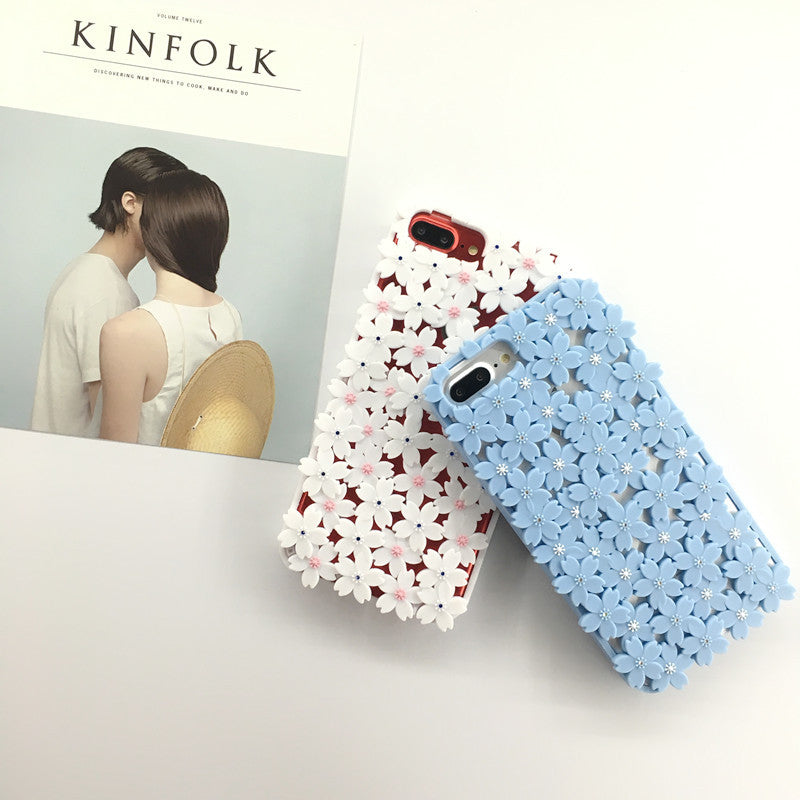 Cas de téléphone floral